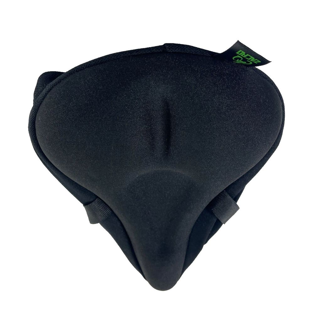Zacro Black Bike‎ Seat Cushion Gel Padded Bike Seat Cover Comfort *Read